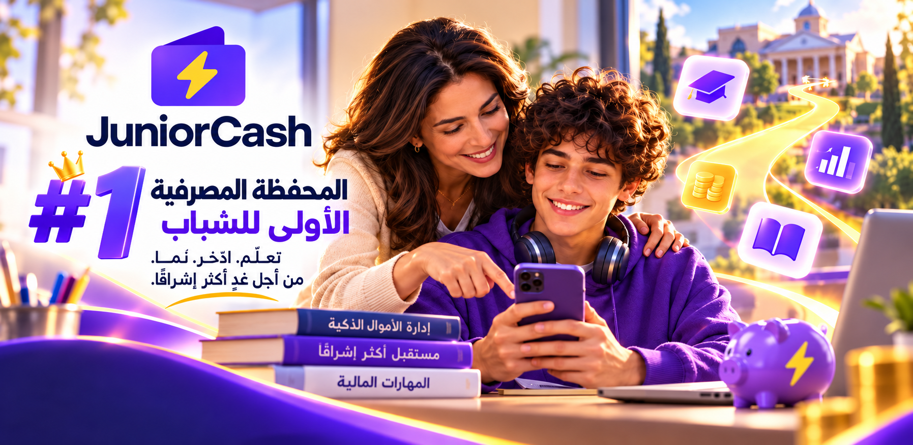 تعلّم. ادّخر. انمُ.